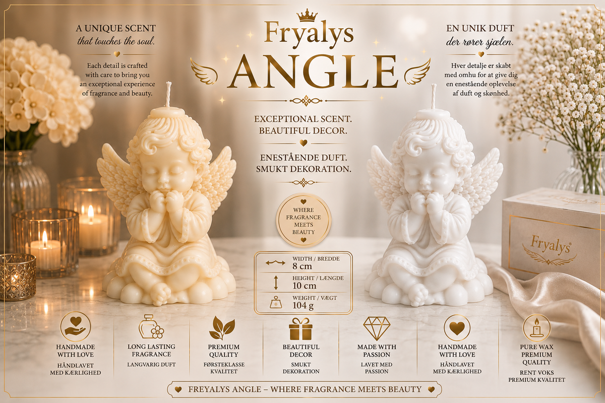 FREYALYS candle ( Angel shape )