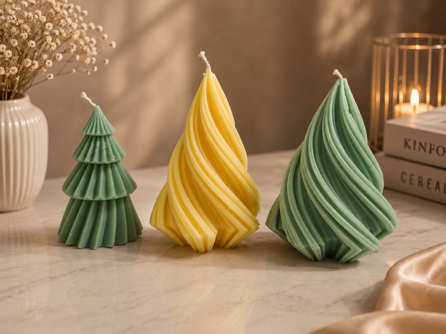 candles  small size 100kr.    big size 250kr