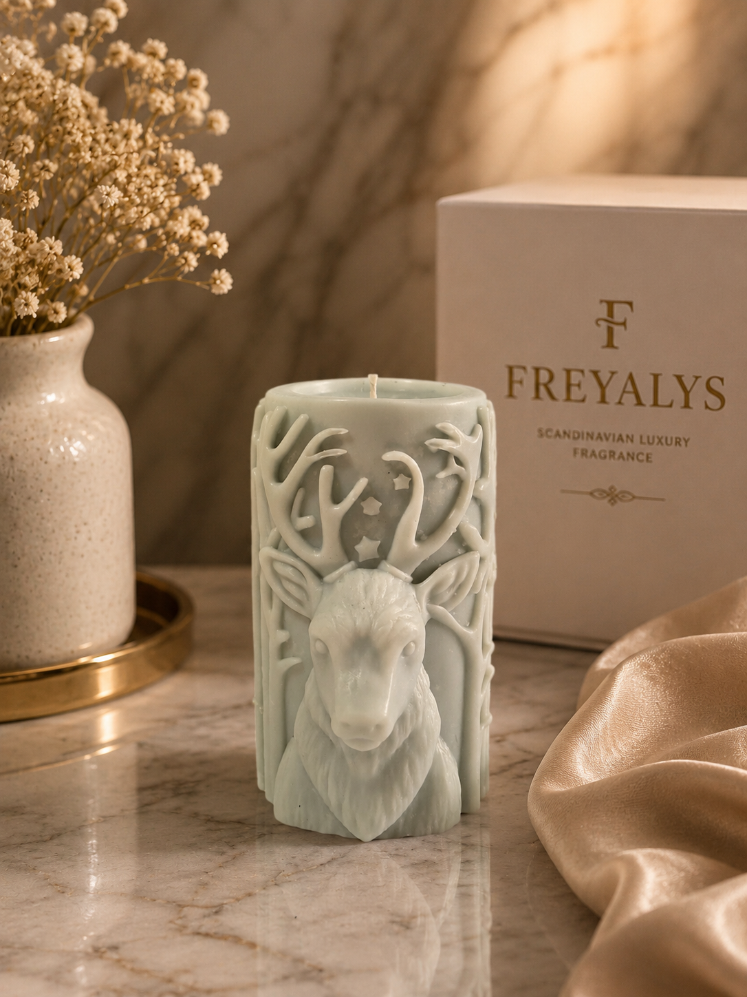 big candle with special perfume